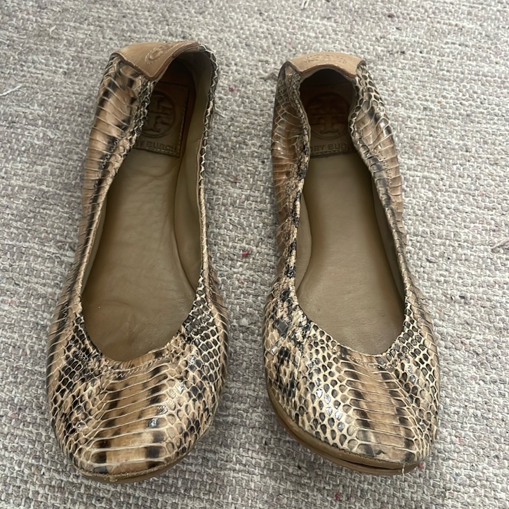 Tory Burch ballet flats. Size 8.5. Used condition